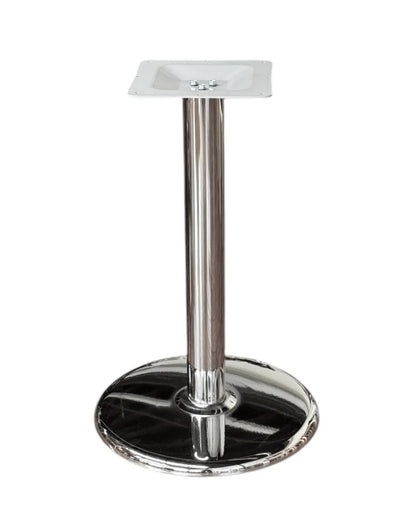 Steel Base Chrome Table Base