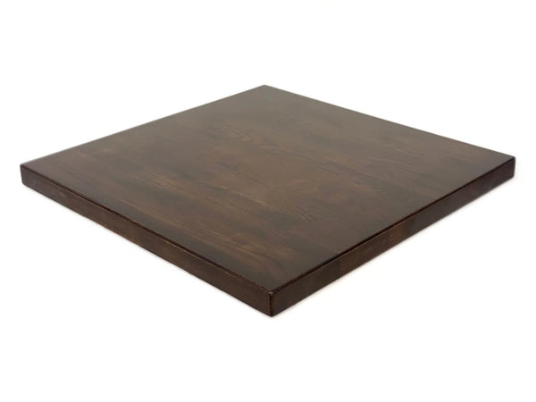 1.5" White Oak Butcher Block Table Top Dark Walnut
