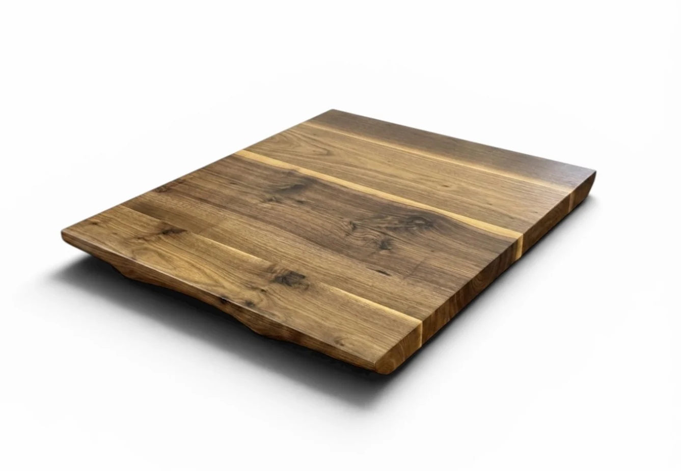 2" Plank Black Walnut Matte Table Top