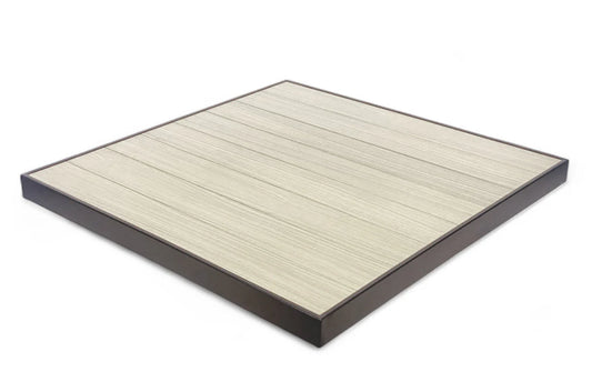 24" X 30" Gray Brown Outdoor Table Top