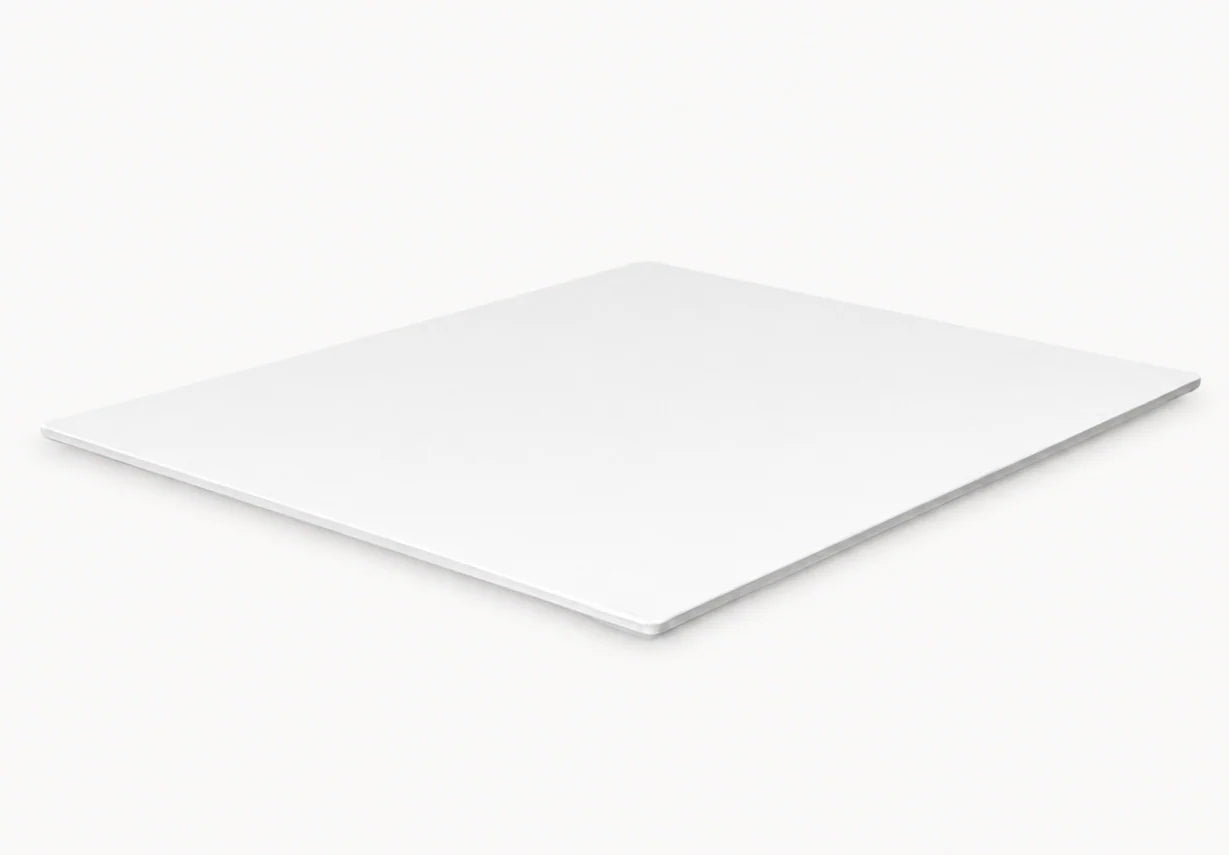 1.5" White Corian Restaurant Patio Table Top