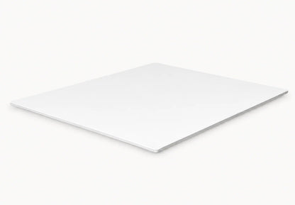 1.5" White Corian Restaurant Patio Table Top