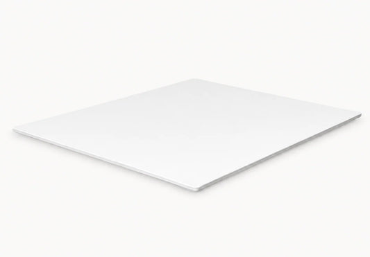 1.5" White Corian Restaurant Patio Table Top