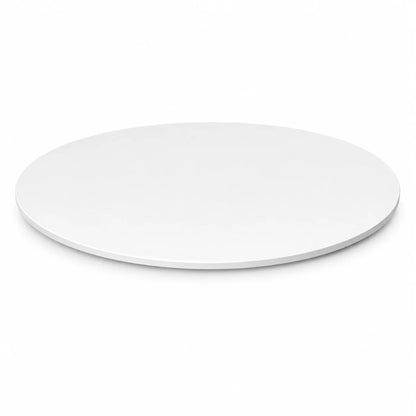 1.5" White Corian Restaurant Patio Table Top