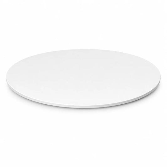 1.5" White Corian Restaurant Patio Table Top