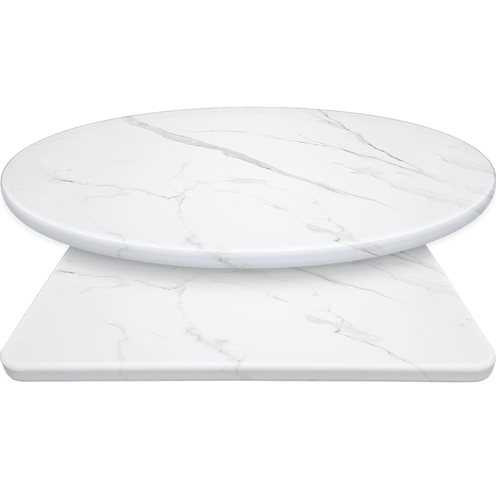 Seamless Edge Calcutta Marble Laminate Table Top