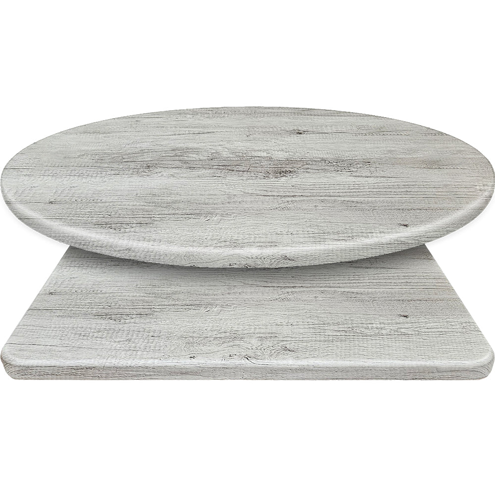 Seamless Edge Gray Barn Laminate Table Top