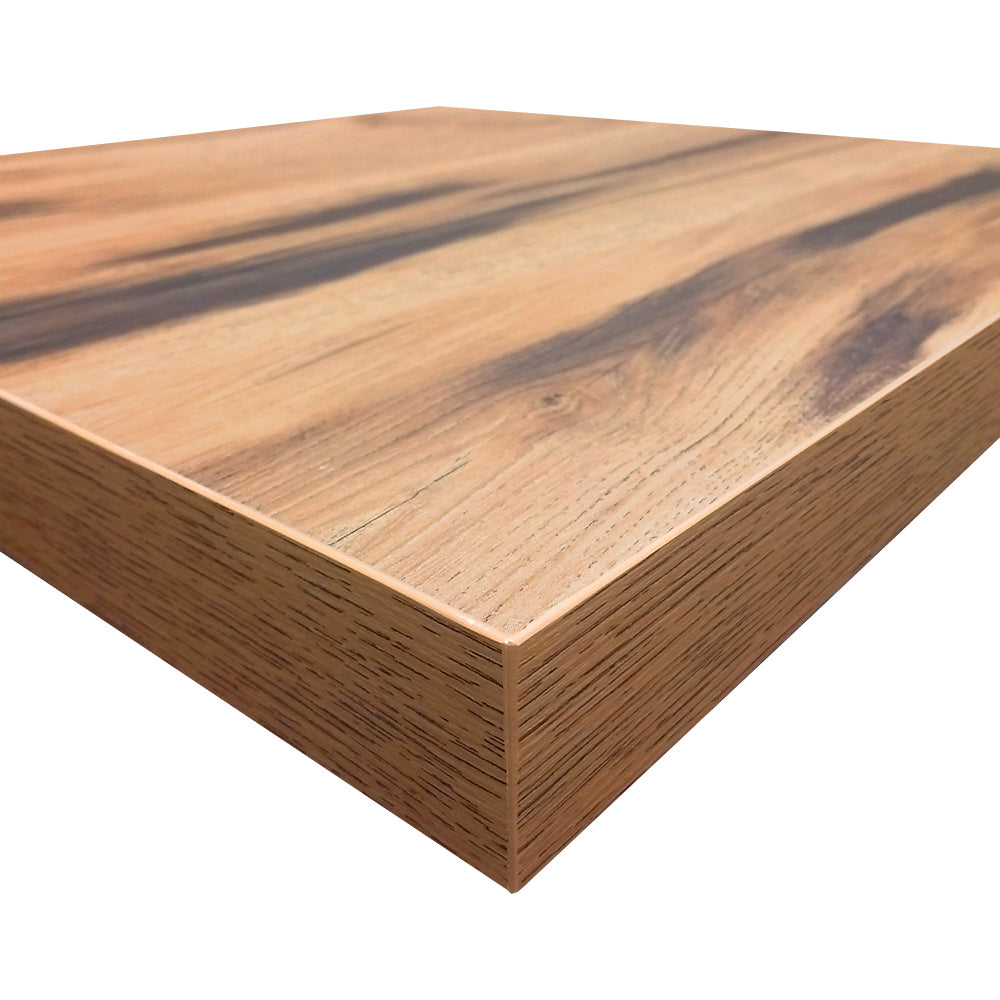 2" Industrial Laminate Top Natural Heartwood