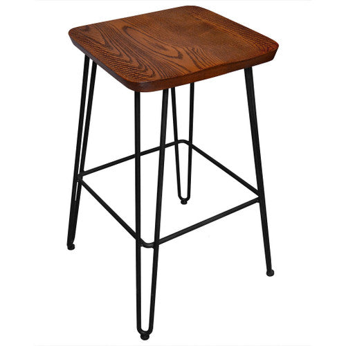Piper Industrial Metal Bar Stool