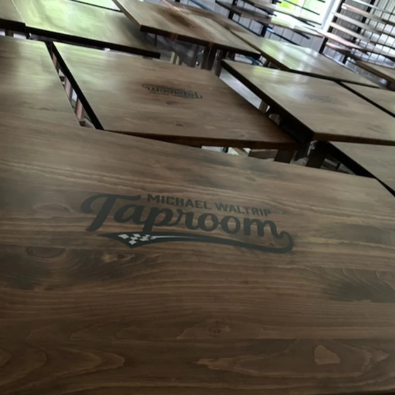 Custom Logo Table Tops