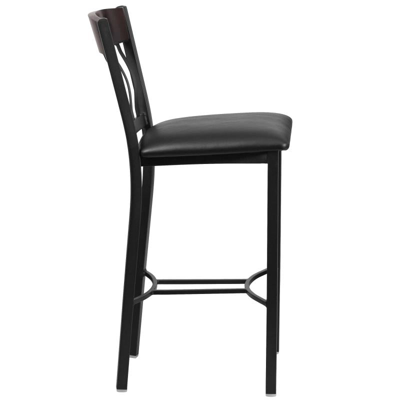 Preston Slat-Back Bar Stool