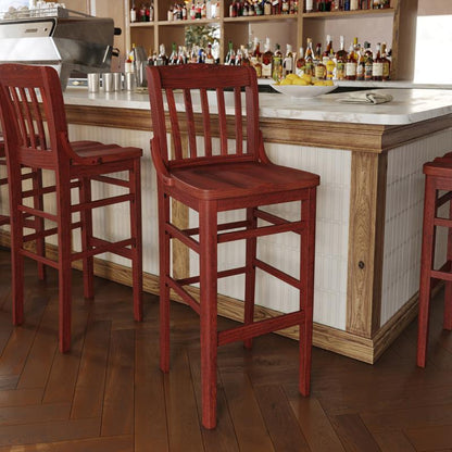 Fisher Beechwood Bar Stool