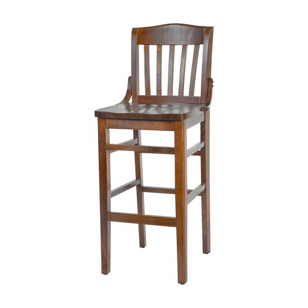 Fisher Beechwood Bar Stool