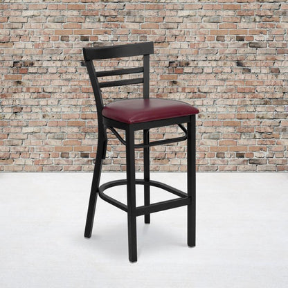 Frazer Metal Padded Bar Stool