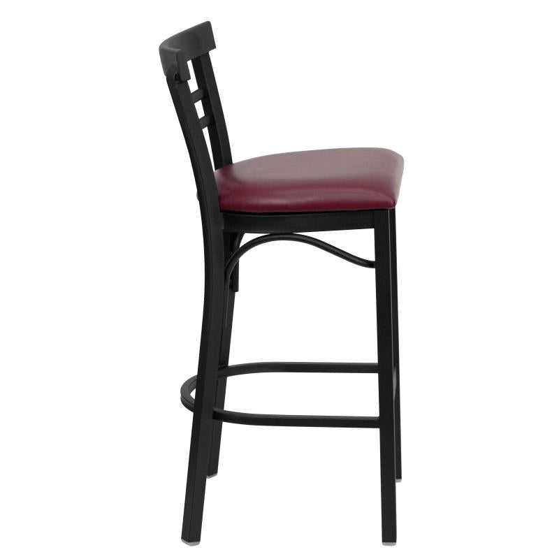 Frazer Metal Padded Bar Stool