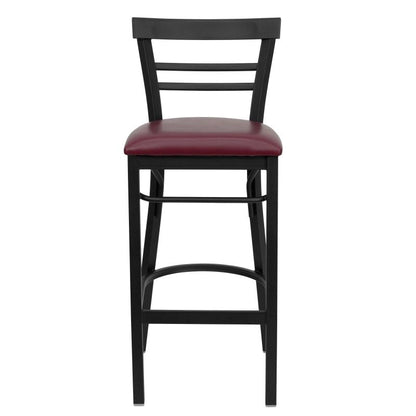 Frazer Metal Padded Bar Stool