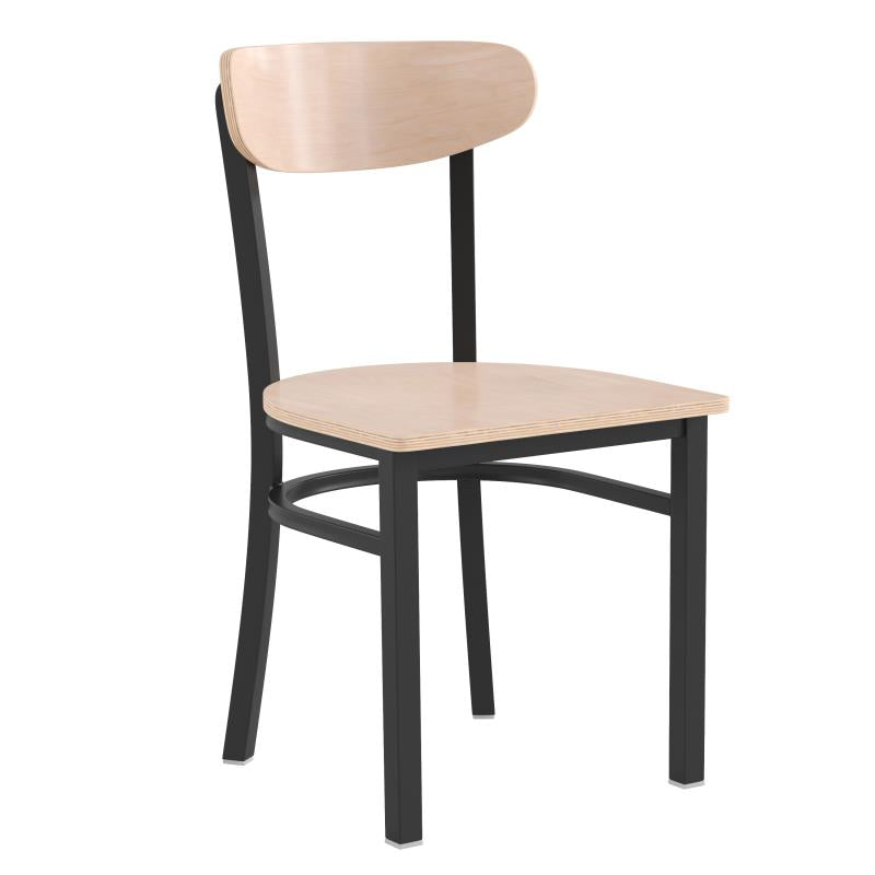 Connor Wood Metal Side Chair