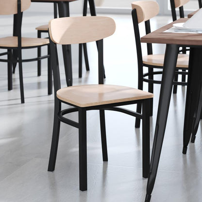 Connor Wood Metal Side Chair