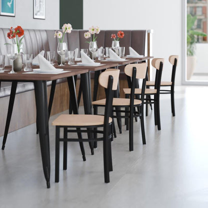Connor Wood Metal Side Chair
