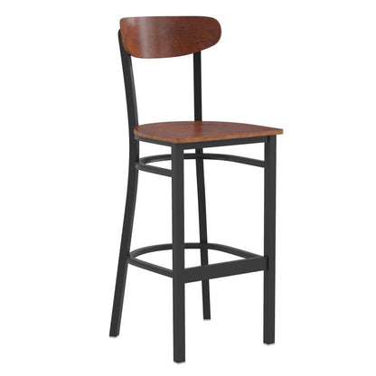 Connor Wood Metal Bar Stool