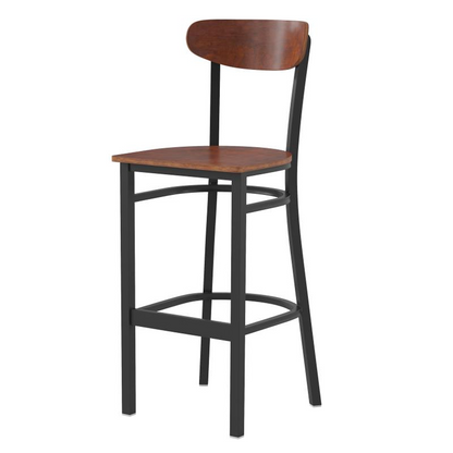 Connor Wood Metal Bar Stool