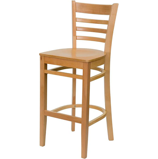 Francis Beechwood Bar Stool