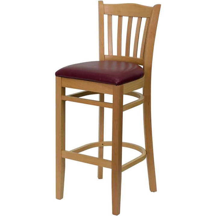 Flavia Beechwood Bar Stool