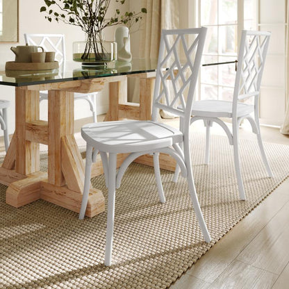 Camberley Fretwork Wood Side Chair