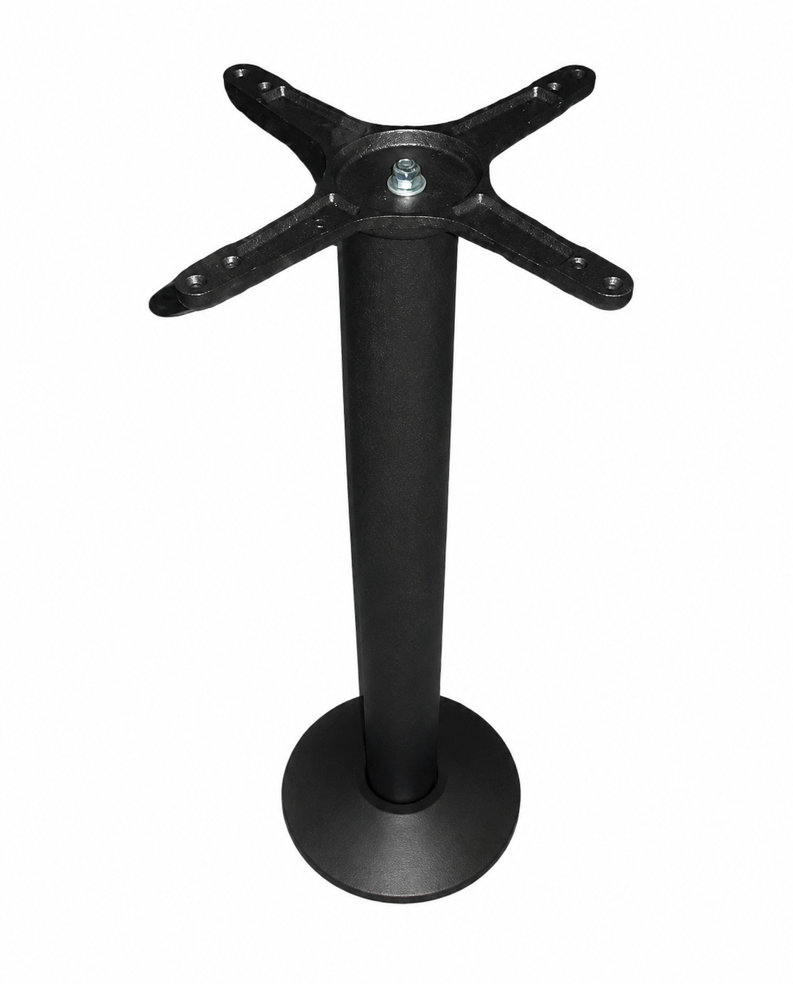 Bolt Down Black Table Base