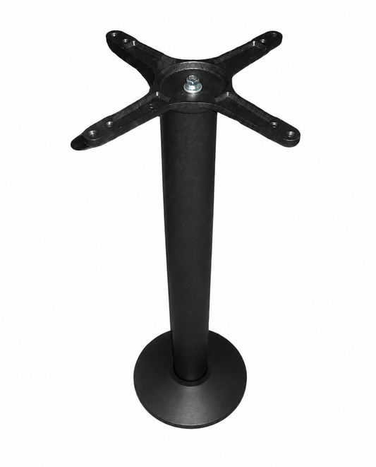 Bolt Down Black Table Base