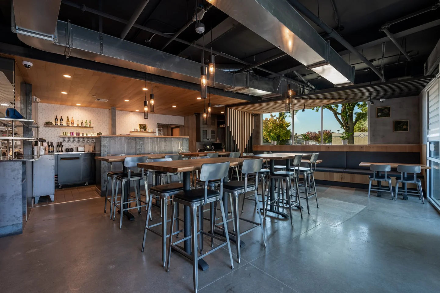 Isabella Metal Bar Stool