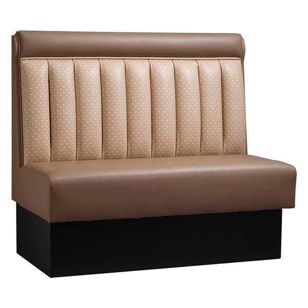 Channel Back With Head Roll Booths