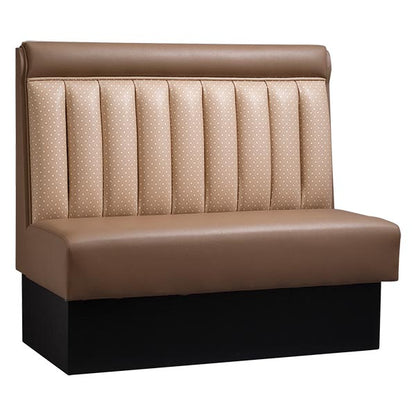 Channel Back With Head Roll Booths