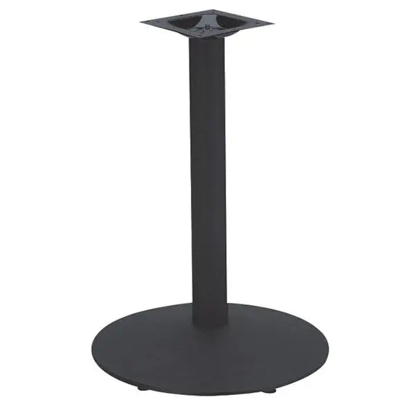 Black Round Bolt Down Restaurant Table Base