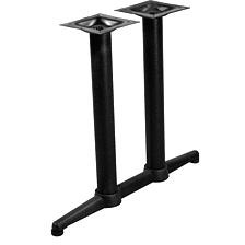 Black Restaurant Double End Table Base