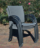 Pilano Arm Chair W/ Gray/Silver