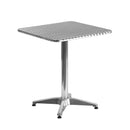 Aluminum Indoor-Outdoor Table with Base