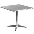 Aluminum Indoor-Outdoor Table with Base