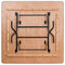 Wood Folding Banquet Table with Clear Coated Finished Top
